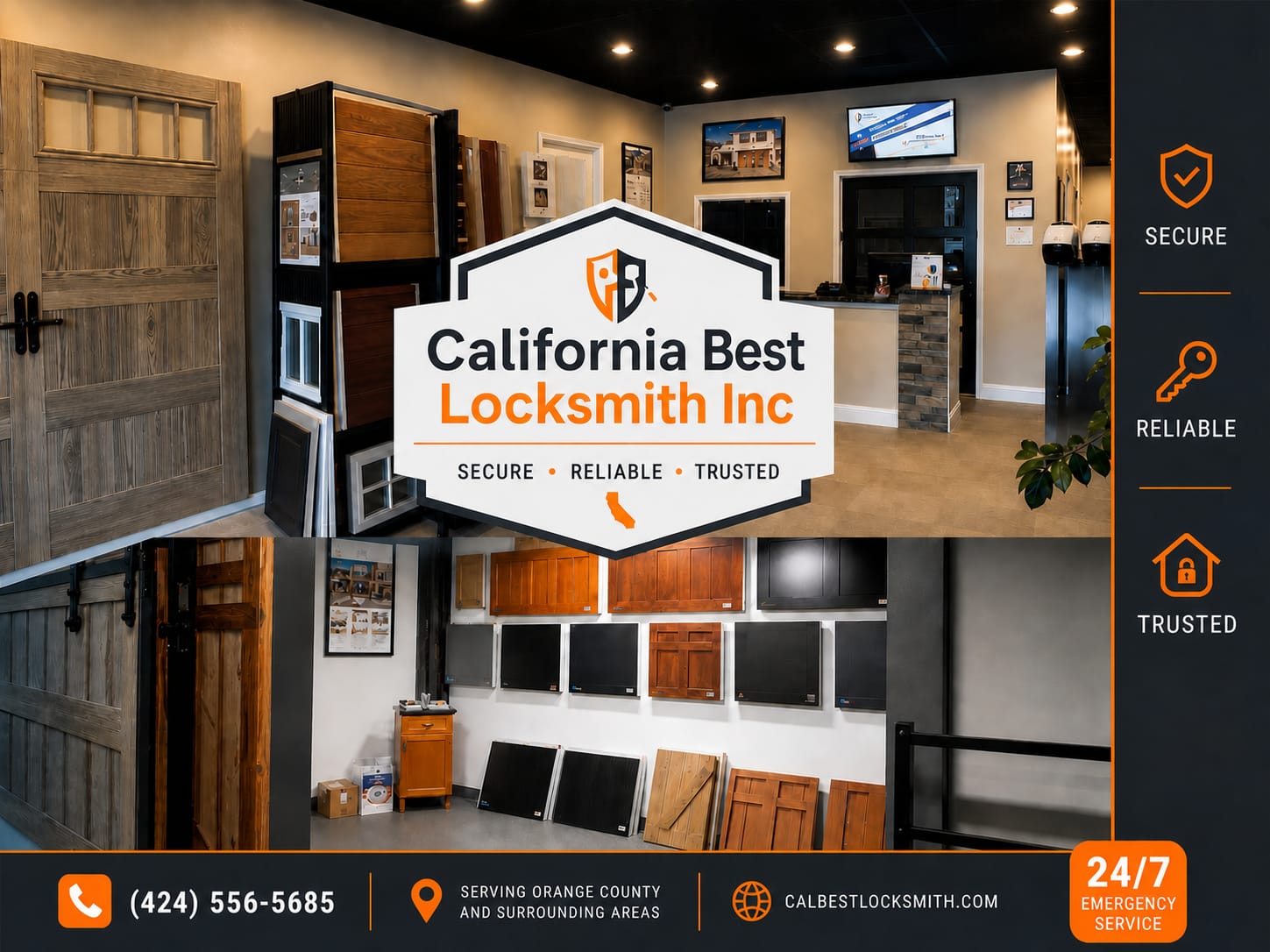 Locksmith hardware and lock display